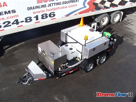 Cold Water Trailer Mounted Jetter Hydraulic Reel Trailer Jetters