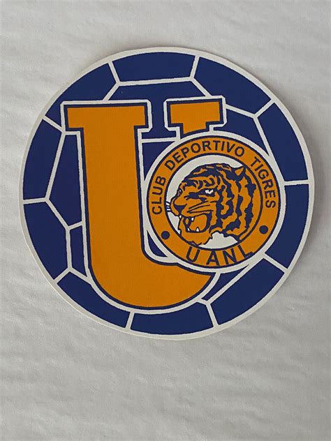 New Tigres Uanl Monterrey Calcomonia Soccer Two Sticker Decal Liga Mx