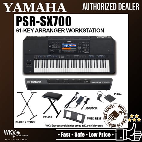 Yamaha Psr Sx Key Arranger Workstation Keyboard Wkv Music Store