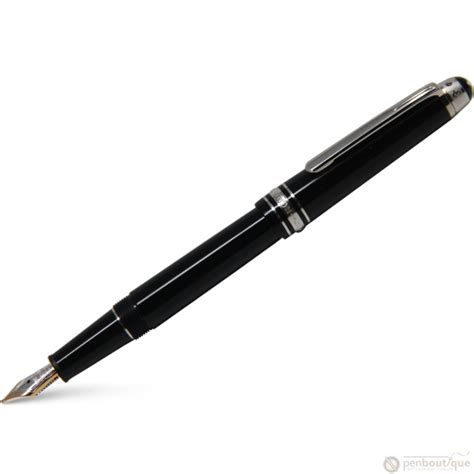 Montblanc Meisterstück Fountain Pen Unicef Black Platinum Trim