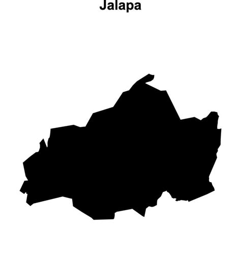 Jalapa department blank outline map 52442261 Vector Art at Vecteezy