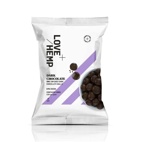 Cbd Infused Dark Chocolate Balls By Love Hemp Cbd Oil Uk