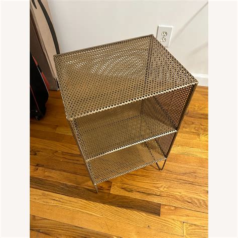 Cb Sift Gold Metal Side Table Aptdeco