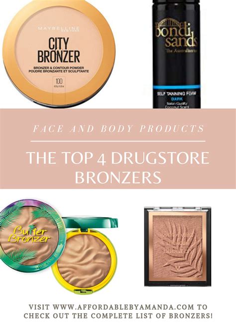 Top 4 Drugstore Face And Body Bronzers For Pale Skin Affordable By Amanda