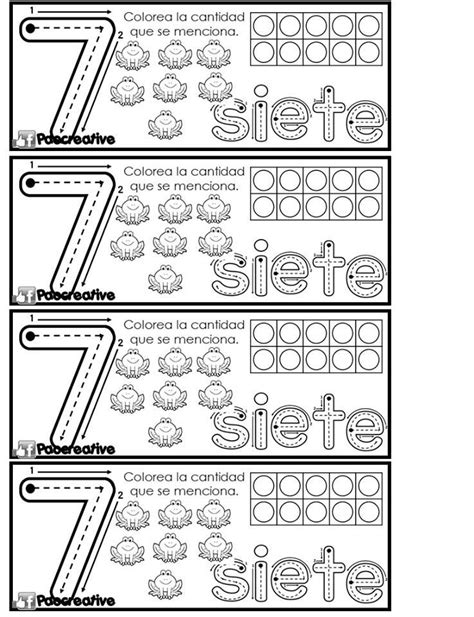 Fabulosas Fichas Para Repasar Los Números Del 1 Al 10 Material Didáctico Y Planeac Material