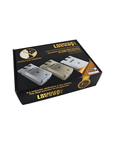 Cerradura Invisible Remock Lockey Pro Rlp Color Plata Gris