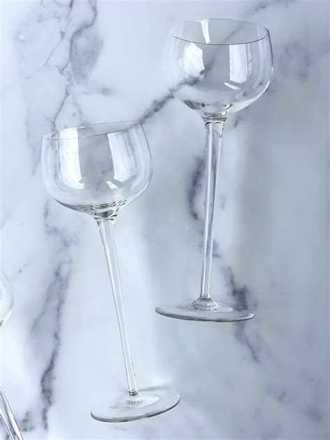 Extra Long Stem Wine Glasses Etsy