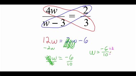 27 Solve Proportions Using Cross Products Cross Multiplying Youtube