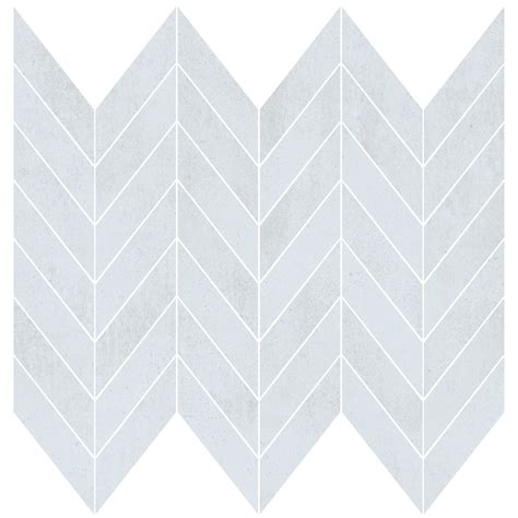 1 1 2 X 3 5 8 Mini Chevron Mosaic Shape Grey Pera Tile