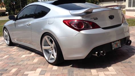 Hyundai Genesis Custom Hyundai Genesis Coupe Wheel Offset