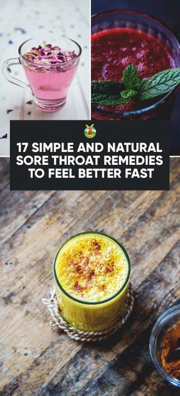 17 Simple And Natural Sore Throat Remedies To Feel Better Fast