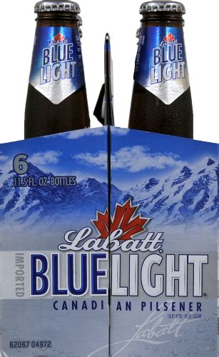 Labatt Blue Light Beer, 6 bottles / 11.5 fl oz - King Soopers