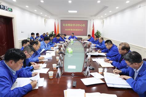 陕西锌业公司党委中心组举行2024年第4次集体学习研讨