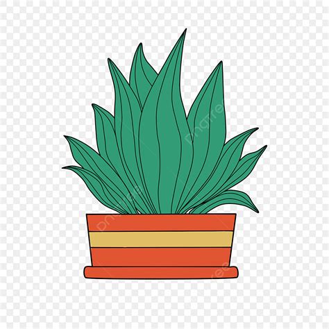 Red Pot Clipart Transparent Png Hd Red Potted Cartoon Illustration