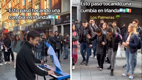 Es Argentino Se Puso A Bailar En Irlanda Al Ritmo De Los Palmeras Y Se