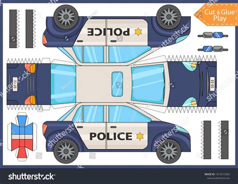 police car template