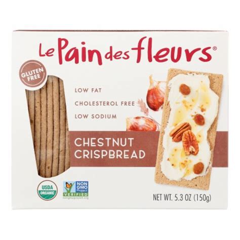 Le Pain Des Fleurs Organic Crisp Bread Chestnut Case Of Oz