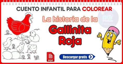 La Historia De La Gallinita Roja Cuento Infantil Materiales Educativos