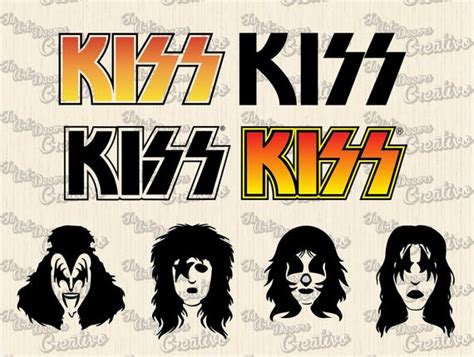 Kiss Band Vector At Collection Of Kiss Band Vector