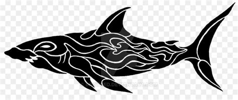 Free Shark Silhouette Tattoo, Download Free Shark Silhouette Tattoo png ...