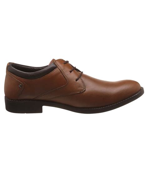 Lee Cooper Derby Genuine Leather Brown Formal Shoes Price In India Buy Lee Cooper Derby Genuine