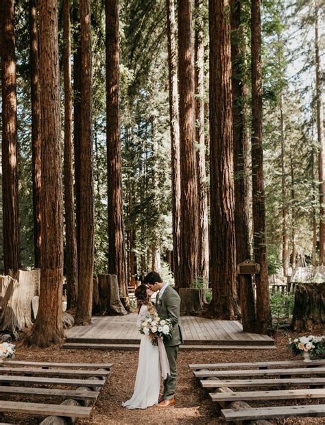 Outdoor Woods Wedding Photography Ideas Forest Wedding Ceremony