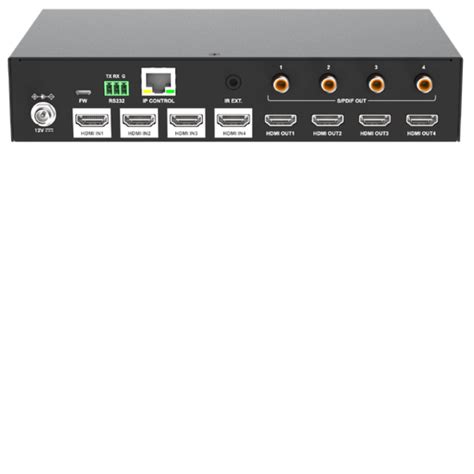 Liberty AV DL HDM44AS H2 DigitaLinx Series 4x4 HDMI 2 0 Matrix Switch W