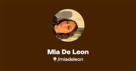 Mia De Leon Linktree