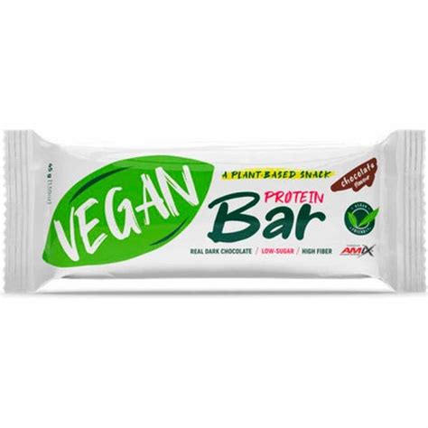 Amix Barritas Vegan Protein Bar 45 Gr Fitfatmarket