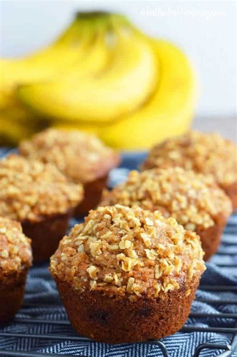 Simple Gluten Free Banana Oat Muffins What The Fork