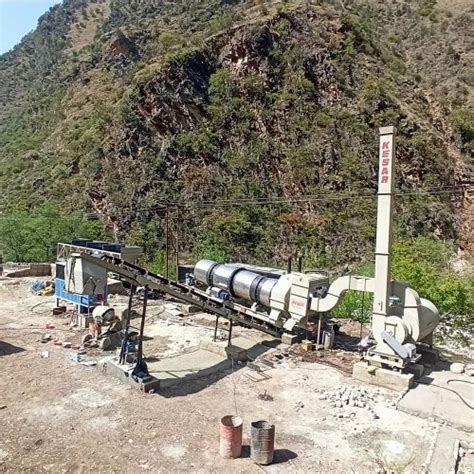 Kesar Asphalt Drum Mix Type Hot Mix Plant For Road Construction Capacity 120 Tons Hour At