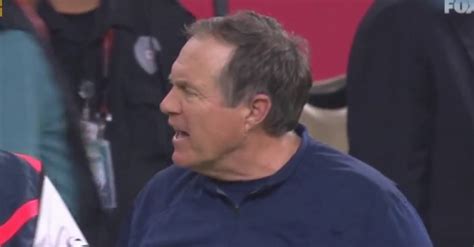 Bill Belichick was unhappy with this call, and a hot mic picked up his ...