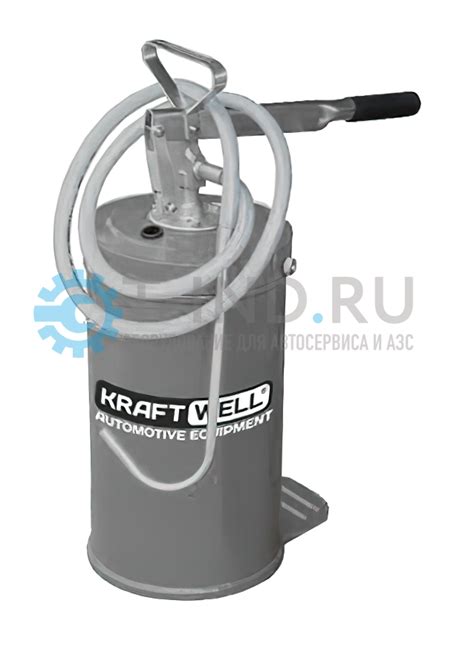 Нагнетатель масла (маслораздатчик) Kraftwell KRW1795, ручной, 5 литров ...