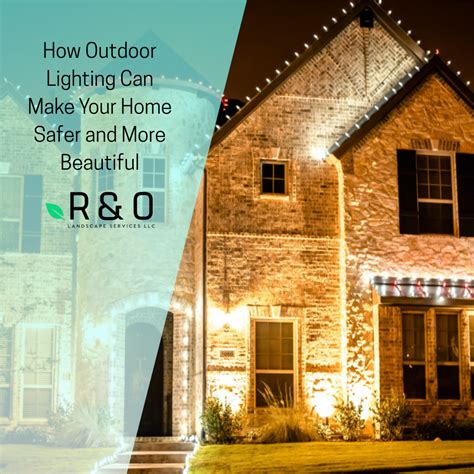 outdoor lighting    home safer  appealing ro