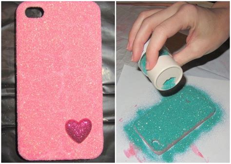 Linen Lace Love DIY Glitter Cell Phone Case Cell Phone Cases