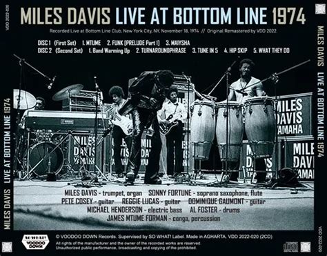 Yahooオークション Miles Davis Live At Bottom Line 1974 2cd