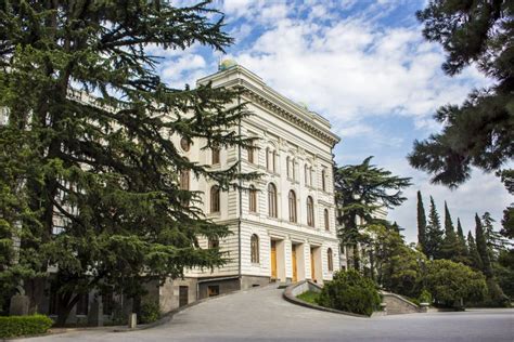 Tbilisi University Stock Photo Image Of Clouds House 59040146