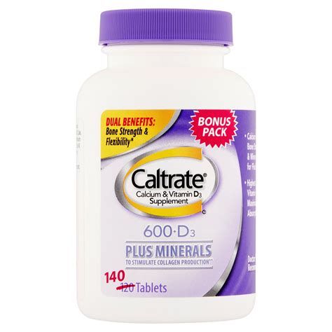 Caltrate 600d3 Tables 140 Count