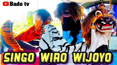 Barongan Kendal Singo Wiro Wijoyo Pagerdawung YouTube