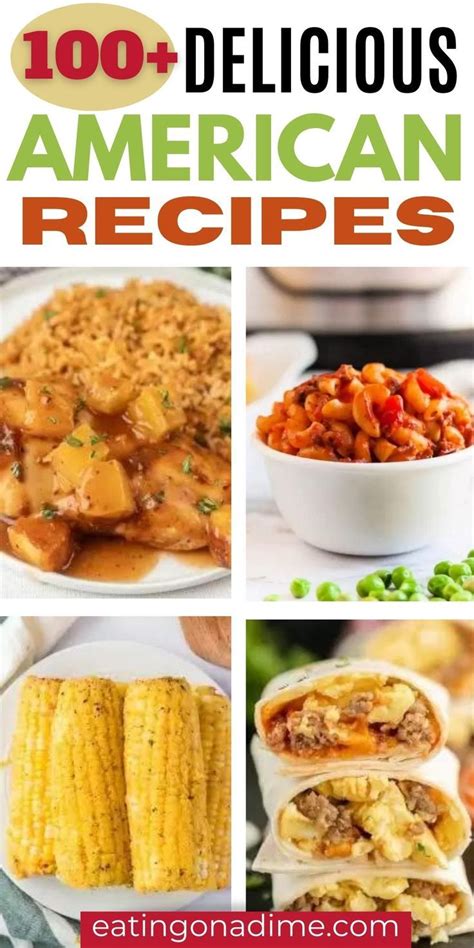 American recipes dinner – Artofit