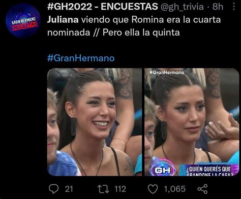 Gran Hermano Los Memes De La Reacción De Juliana Al Enterarse Que Está Nominada Misiones Journal