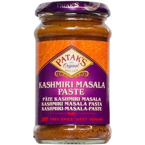 Patak S Kashmiri Masala Currypaste Chili Ingwer Scharf 295 G