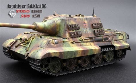 Jagdtiger Sd Kfz 186 Blitz Takom 1 35 完成品 完成品 売買されたオークション情報yahooの商品情報