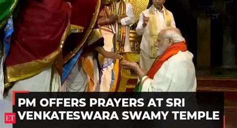 Pm Modi Offers Prayers At Sri Venkateswara Swamy Temple In Tirumala Ap