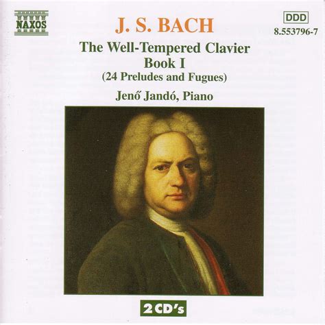 Bach J S Well Tempered Clavier The Book 1 CD Opus3a