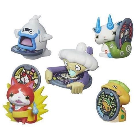 Set Of Yo Kai Watch Medal Moments Wave Jibanyan Whisper Komasan