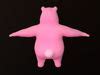 D Model Asset Cartoons Character Bear Pink Rig Hight Poly Vr