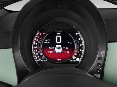 Image 2016 FIAT 500 2 Door HB Sport Instrument Cluster Size 1024 X