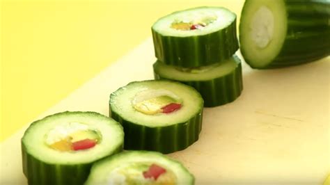 These Super Easy Cucumber Sushi Rolls Are Refreshingly Amazing Huffpost Food And Drink