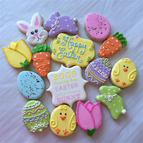 Easter Decorated Sugar Cookies Decorated Easter Cookies Easter Sugar